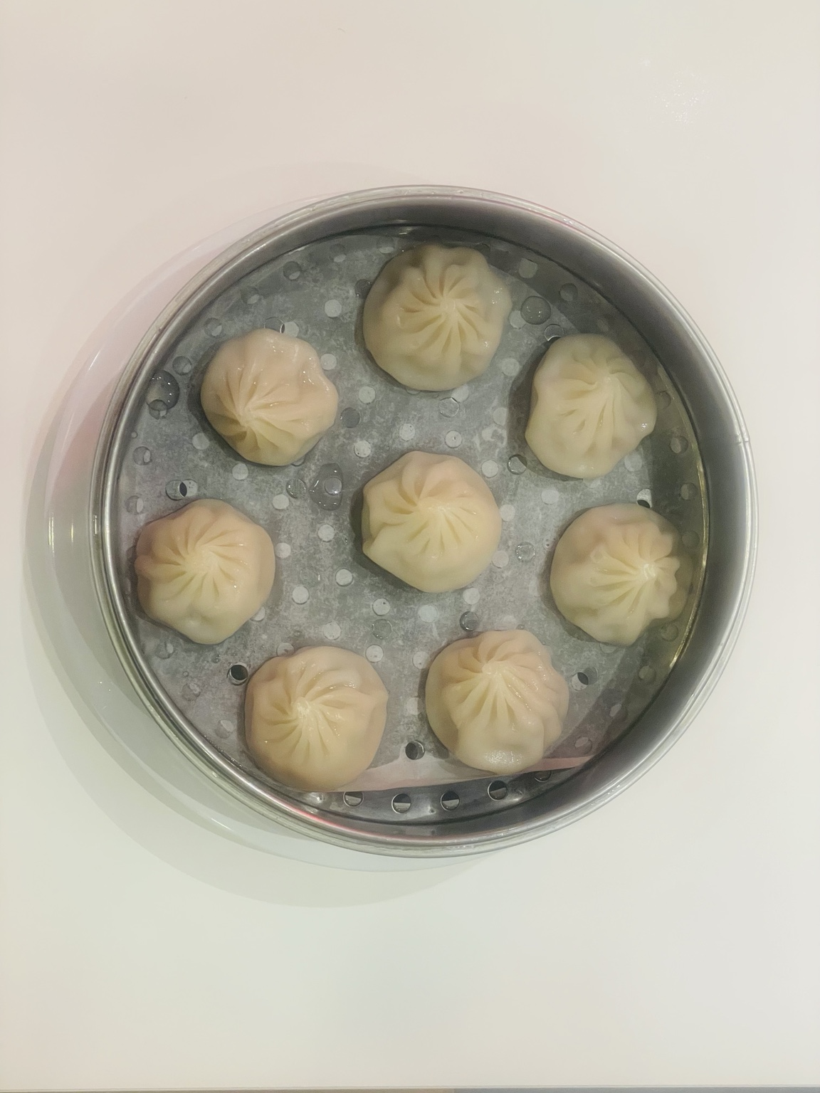 Xiao Long Bao no cesto de vapor